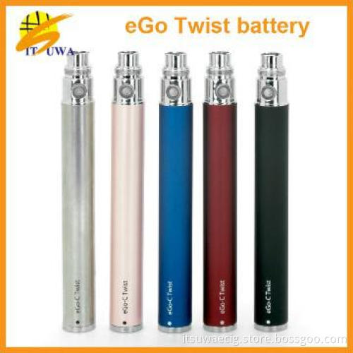 2013 oem vapor of e cigs itsuwa ego c twist battery e cigarettes,